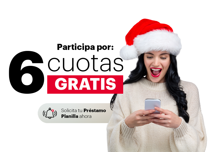 participa por 6 cuotas gratis