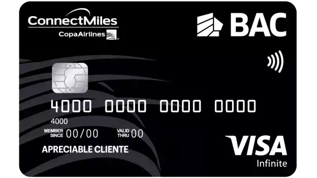 Tarjeta ConnectMiles Visa Infinite