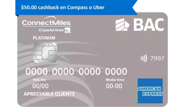 Tarjeta ConnectMiles AMEX Platinum