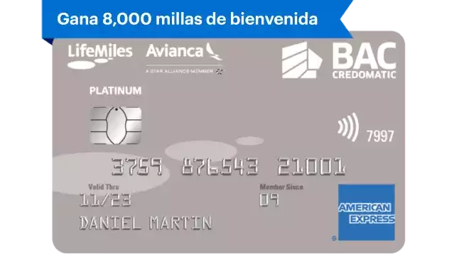 Tarjeta de crédito lifemiles platinum