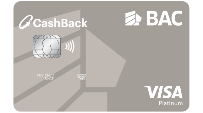 CashBack Platino Visa BAC