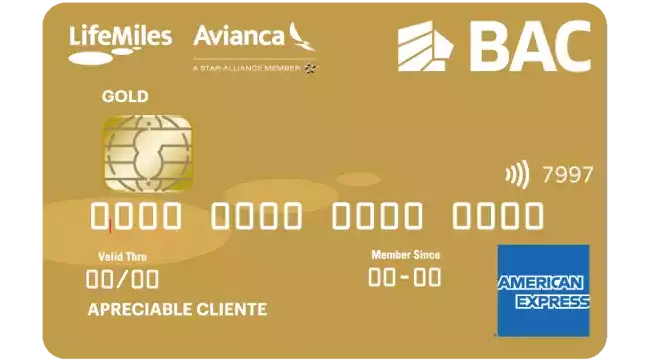 Tarjeta LifeMiles Amex Dorada