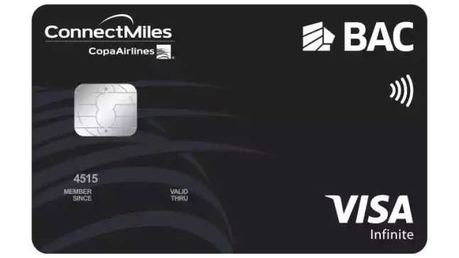 Tarjeta ConnectMiles Infinite VISA