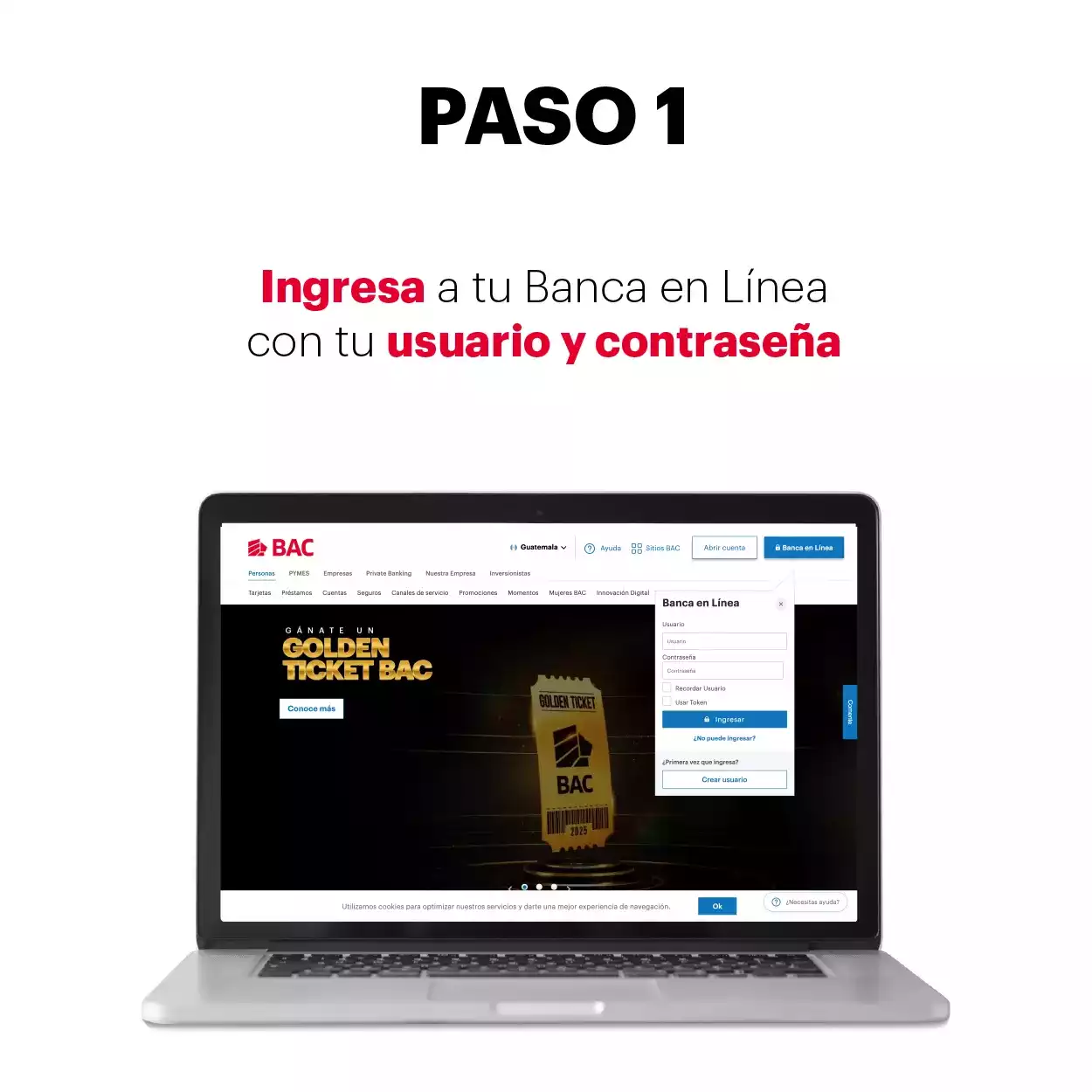 Ingreso a la Banca en Línea