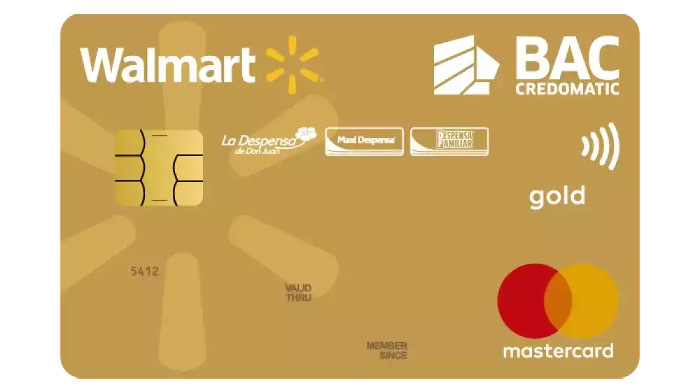 Tarjeta Walmart Mastercard Gold