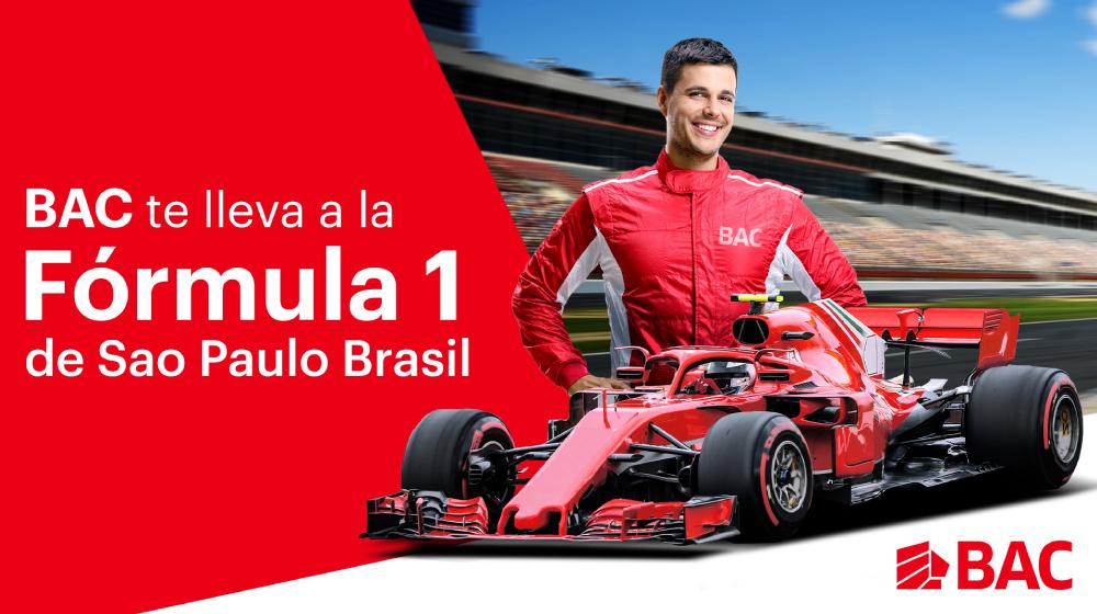 BAC te lleva a la Fórmula 1 de Sao Paulo Brasil