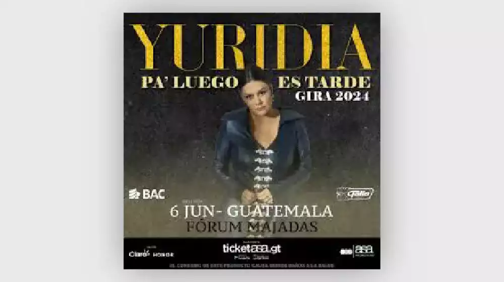 Yuridia en Guatemala