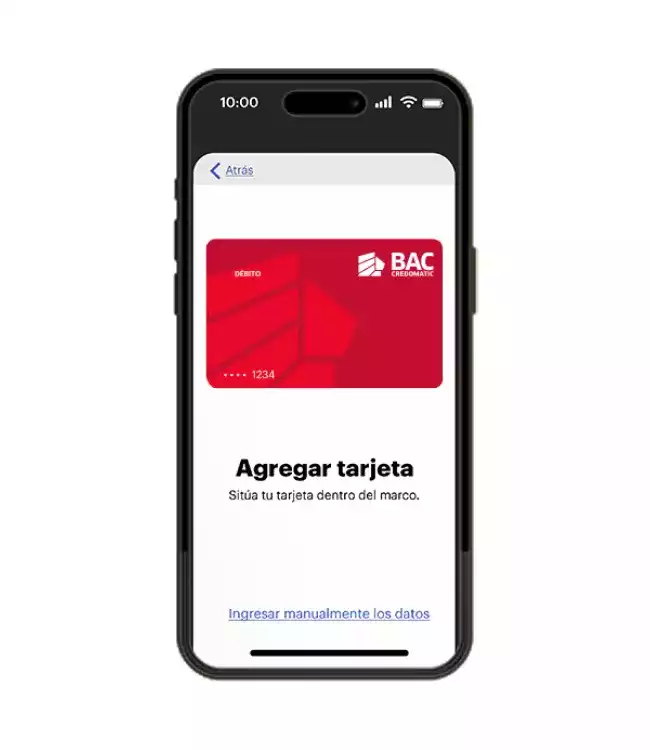 Agregar tarjeta apple pay banca móvil