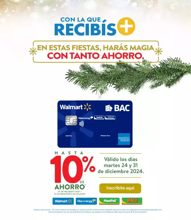 10% de ahorro en tus compras